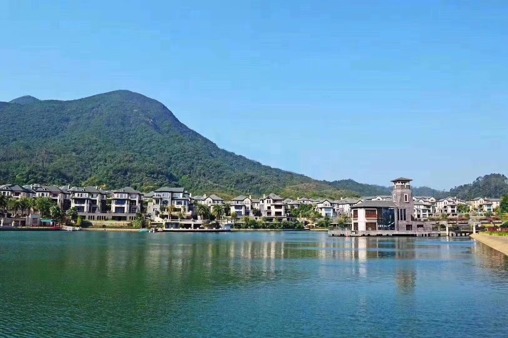 深圳松岗15分钟【观湖山庄】大岭山红本别墅首付75万起(图7)