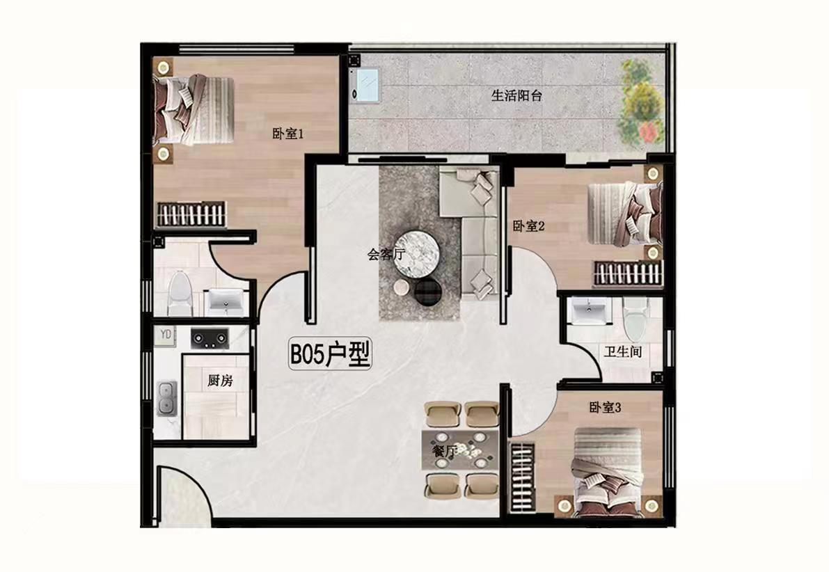 厚街2栋花园【盛世国际】珊美地铁站200米(图7)