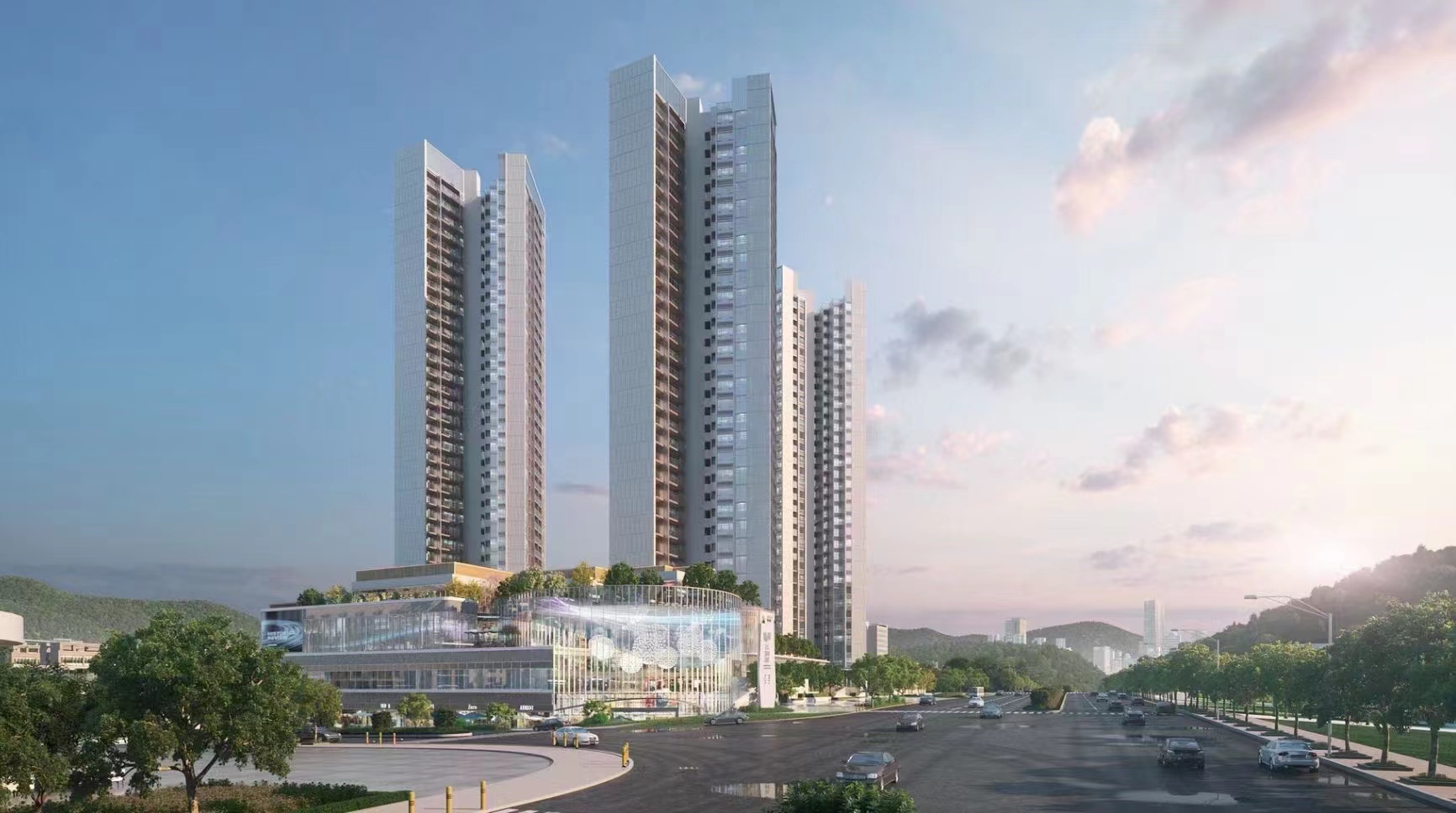 深圳湾一号的品质【云湖国际】大岭山4栋花园(图2)