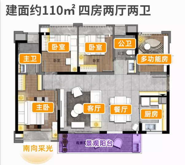 深中通道出口【融越华城】火炬区精装三房首付32万起(图6)