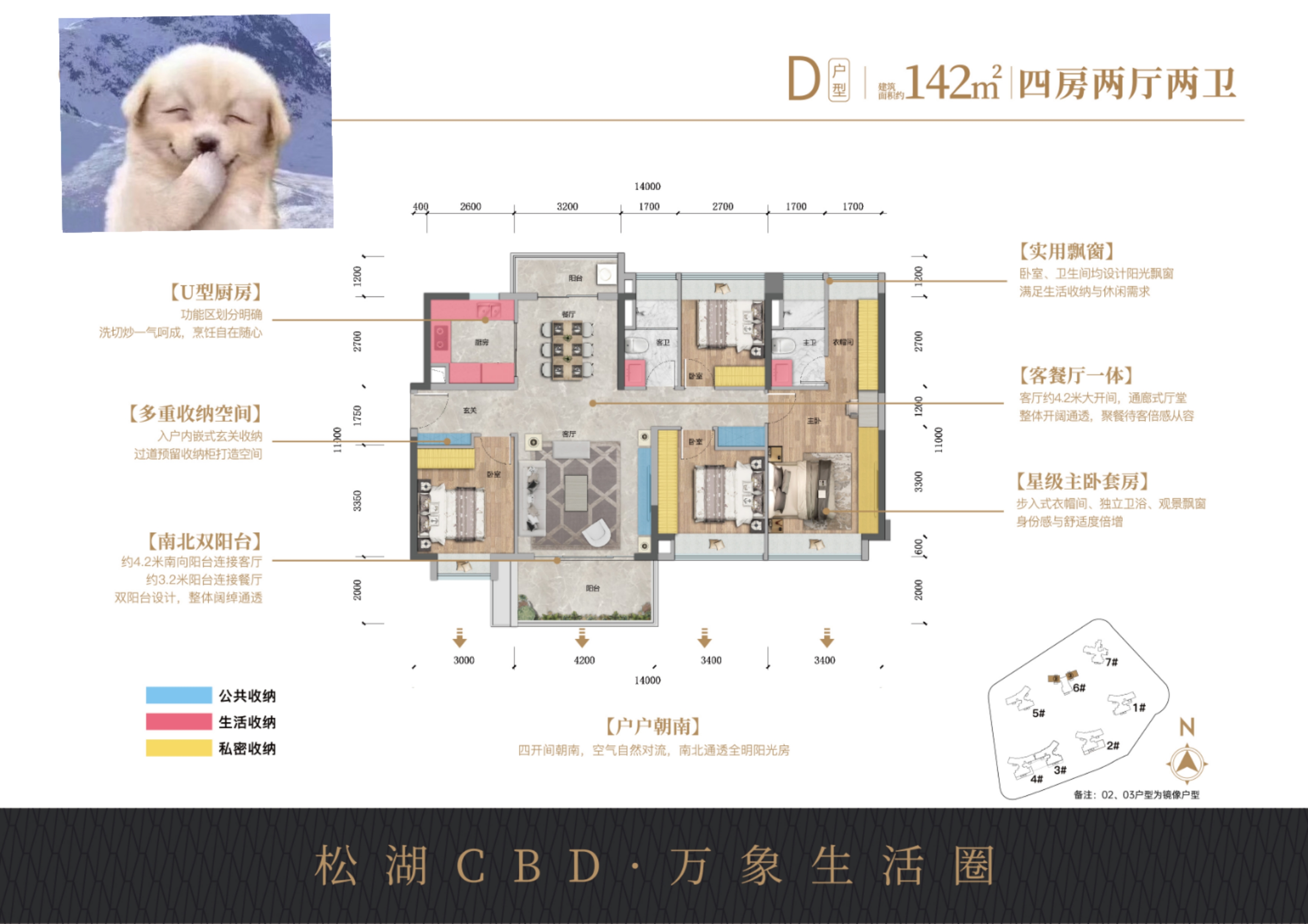 松山湖500米【松湖曦城】寮步红本2.8万一平带精装(图10)