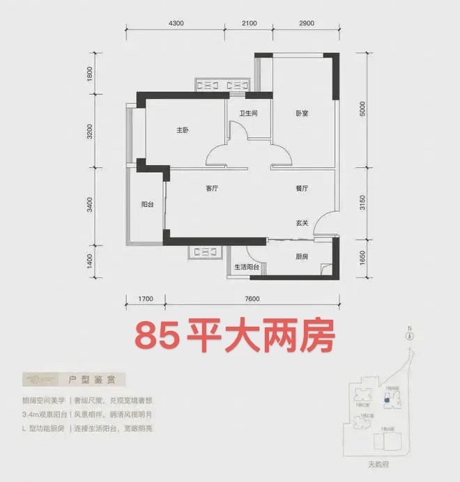 罗湖红本小区总价97万一套起，地铁口100米，单价2.5万一平起(图7)